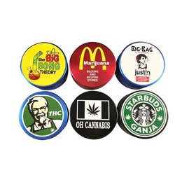 Assorted Funny Pollinator Grinders 2.5