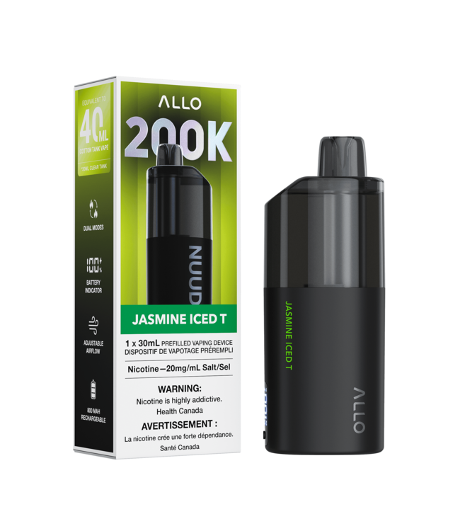 ALLO NUUD 200K Clear Tank Vape [AB]