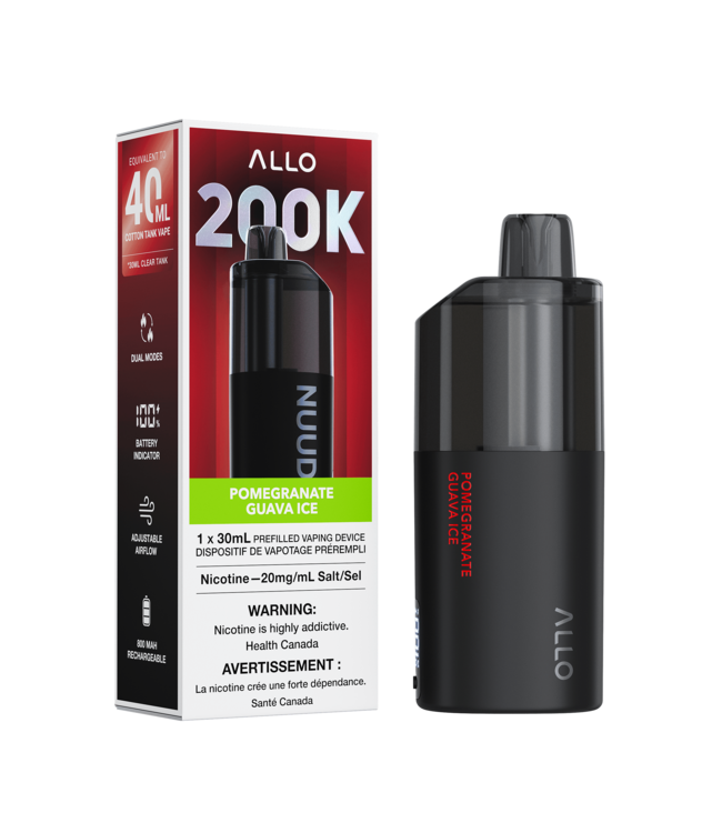 ALLO NUUD 200K Clear Tank Vape [AB]