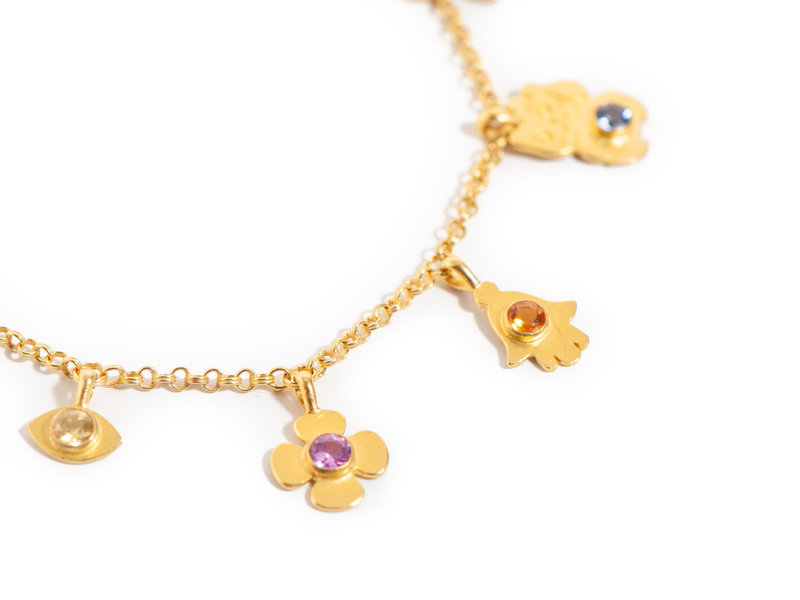 MARIE HÉLÈNE DE TAILLAC 10 CHARMS BRACELET