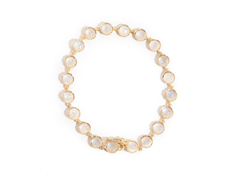 IRENE NEUWIRTH RAINBOW MOONSTONE TENNIS BRACELET