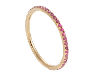 ILEANA MAKRI RUBY THREAD RING SIZE 6 Capitol