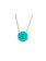 IRENE NEUWIRTH CARVED AMAZONITE & EMERALD TROPICAL FLOWER NECKLACE