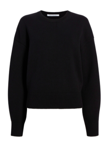 ANOTHER TOMORROW CASHMERE KNIT SWEATSHIRT