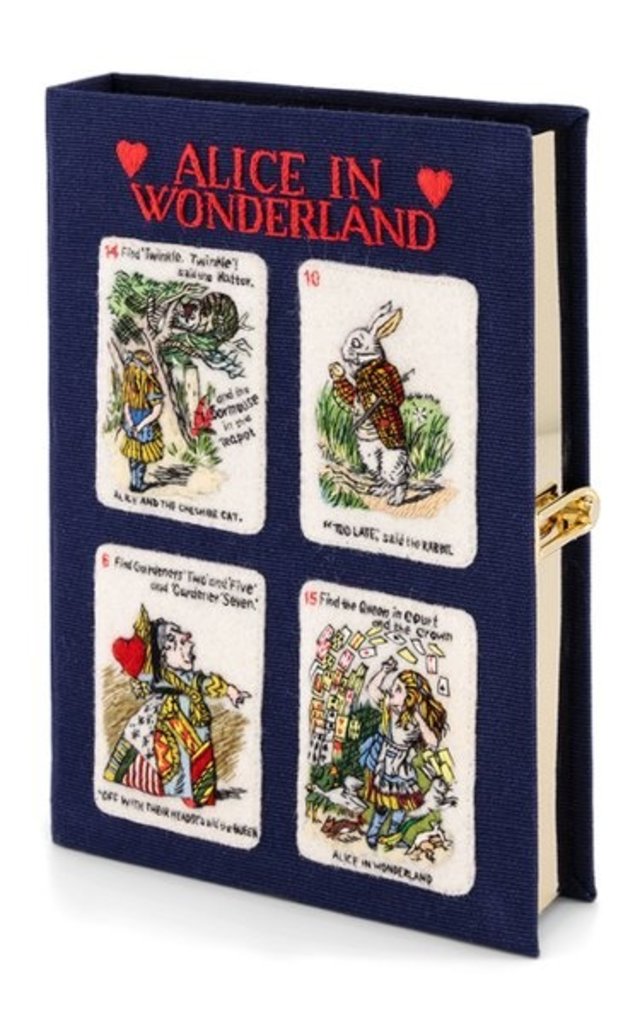 OLYMPIA LE TAN ALICE'S CARDS BOOK CLUTCH