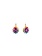 MARIE HÉLÈNE DE TAILLAC AMETHYST HORTENSIA HOOK EARRINGS