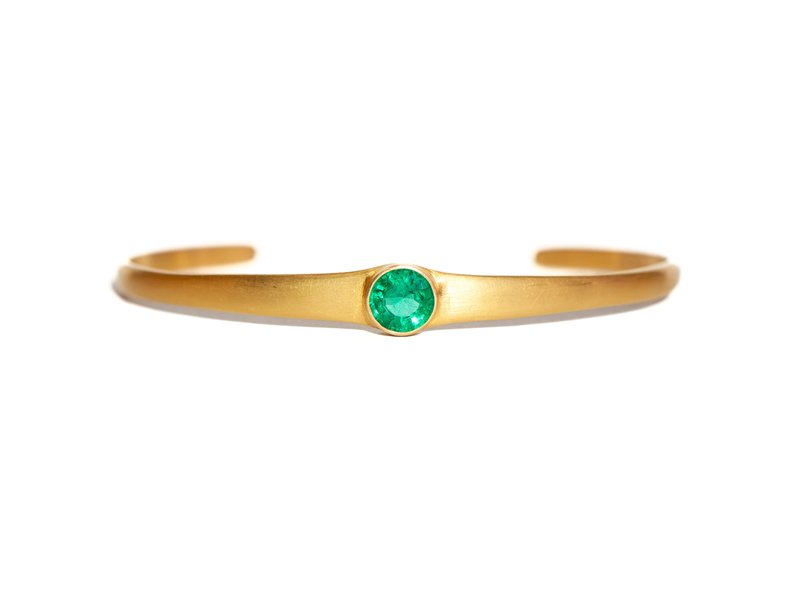 MARIE HÉLÈNE DE TAILLAC EMERALD SMALL TALISMAN BRACELET