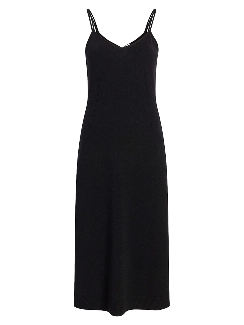 ANOTHER TOMORROW CASHMERE SLIP DRESS