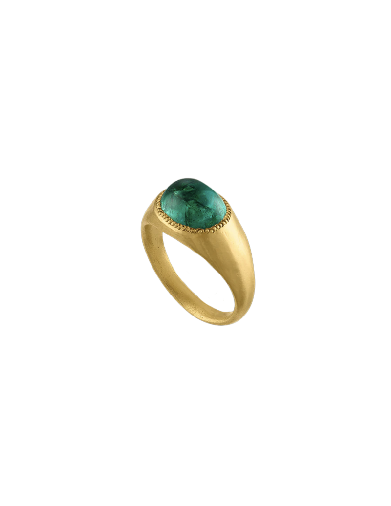 PROUNIS EMERALD ROZ RING