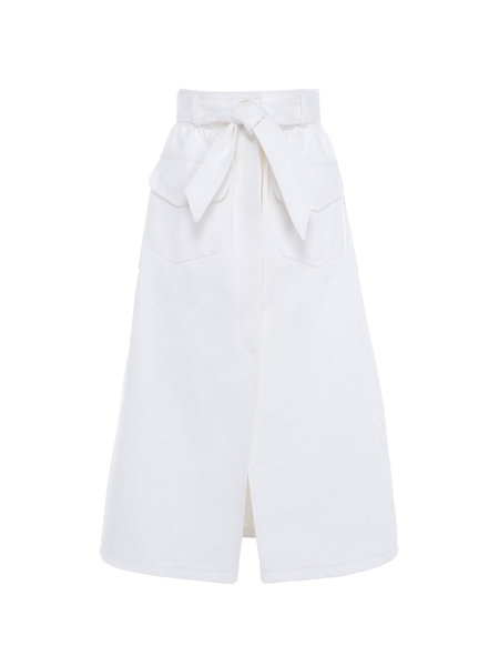 MARTIN GRANT MIDI SKIRT WITH FRONT OPENING