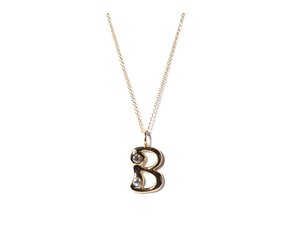 BRENT NEALE BUBBLE LETTER DIAMOND NECKLACE B