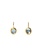 PROUNIS AQUAMARINE GRANULATED HOOK EARRINGS