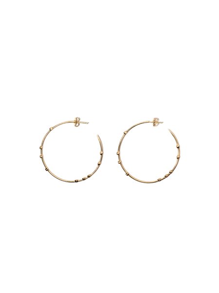 UNIFORM OBJECT DIAMOND FLOAT HOOPS