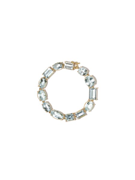 IRENE NEUWIRTH GEMMY GEM CHUNKY AQUAMARINE BRACELET