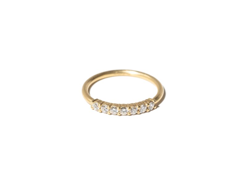 IRENE NEUWIRTH HALF DIAMOND BAND RING