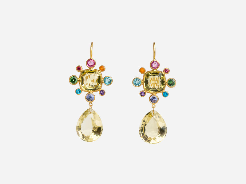 MARIE HÉLÈNE DE TAILLAC BYZANTINE DROP EARRINGS