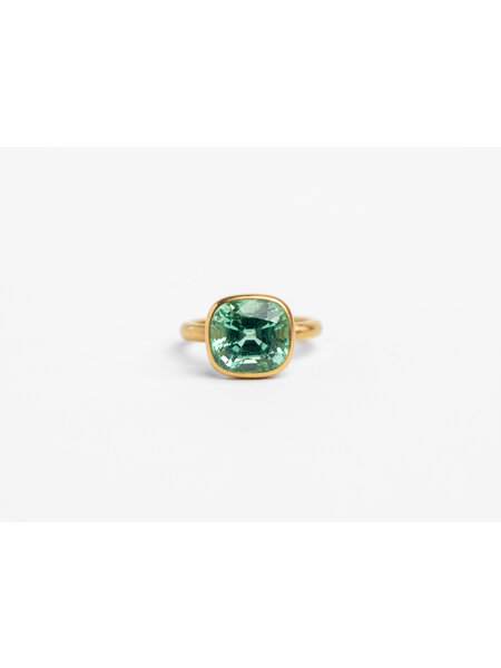 MARIE HÉLÈNE DE TAILLAC GREEN TOURMALINE PRINCESS RING