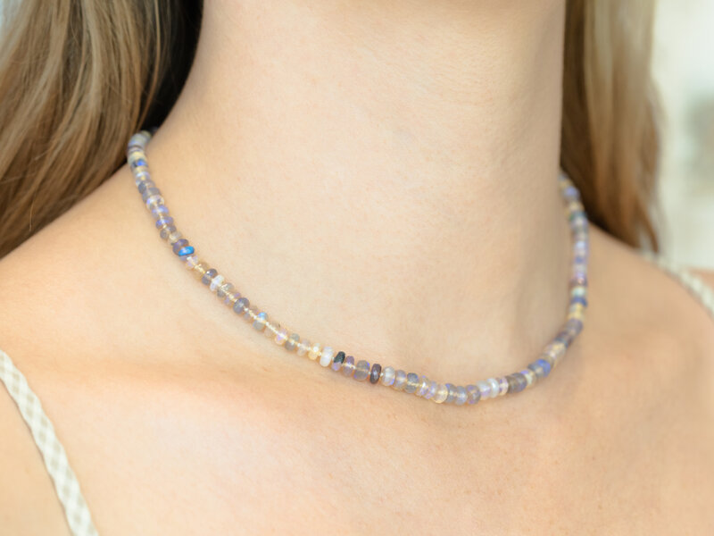 IRENE NEUWIRTH OPAL BEADED NECKLACE