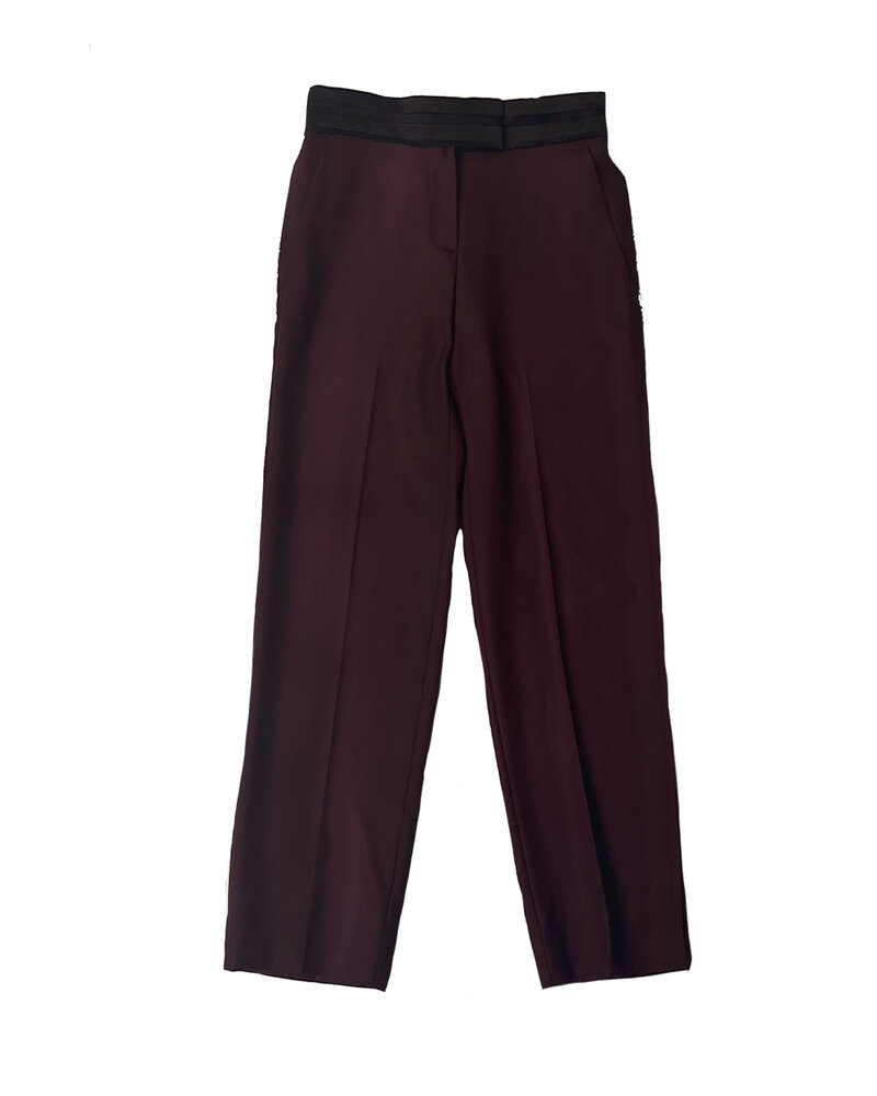 MARINA MOSCONE HIGH WAISTED RELAXED TROUSER