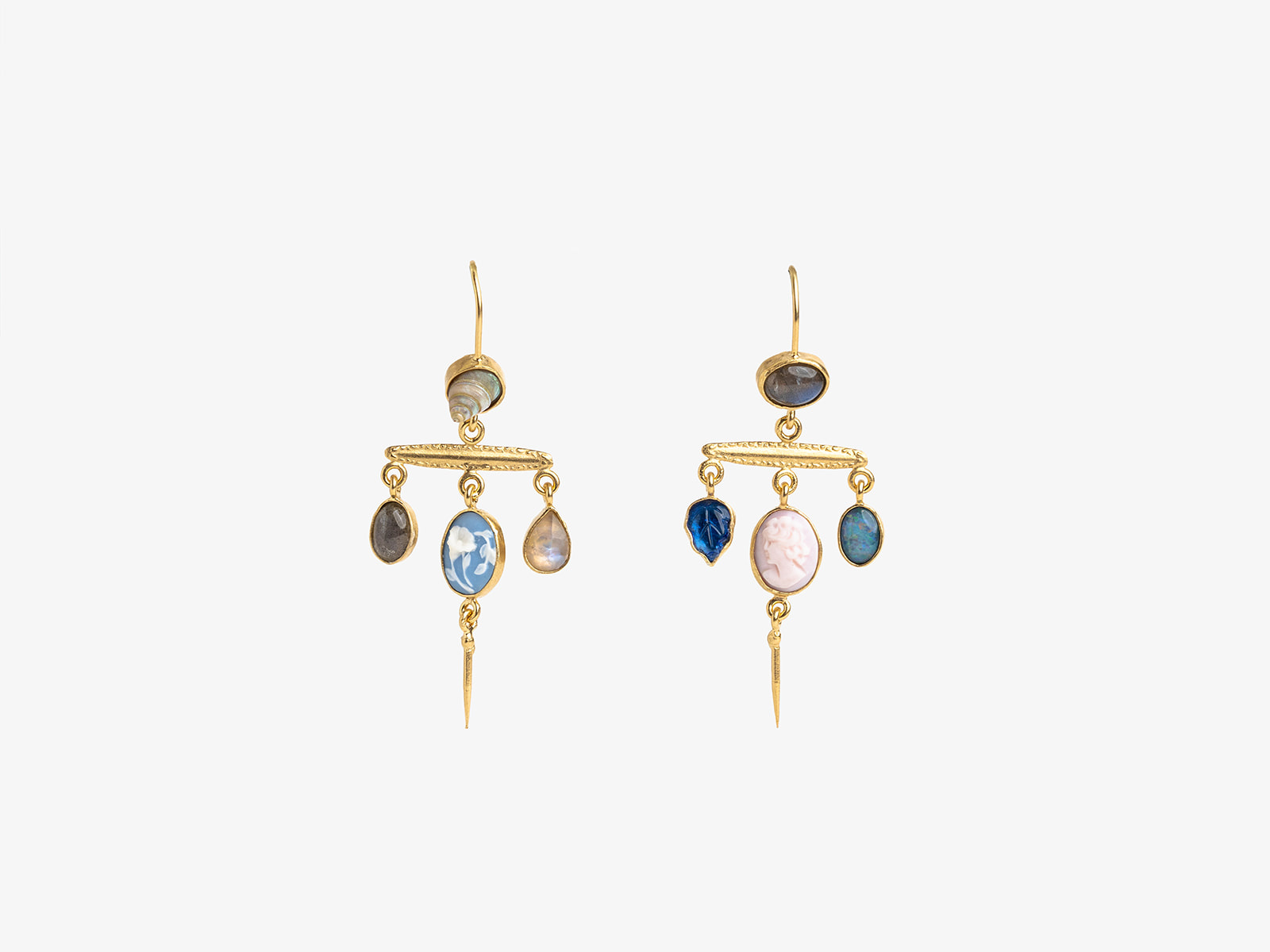 GRAINNE MORTON VICTORIAN PIN DROP EARRINGS