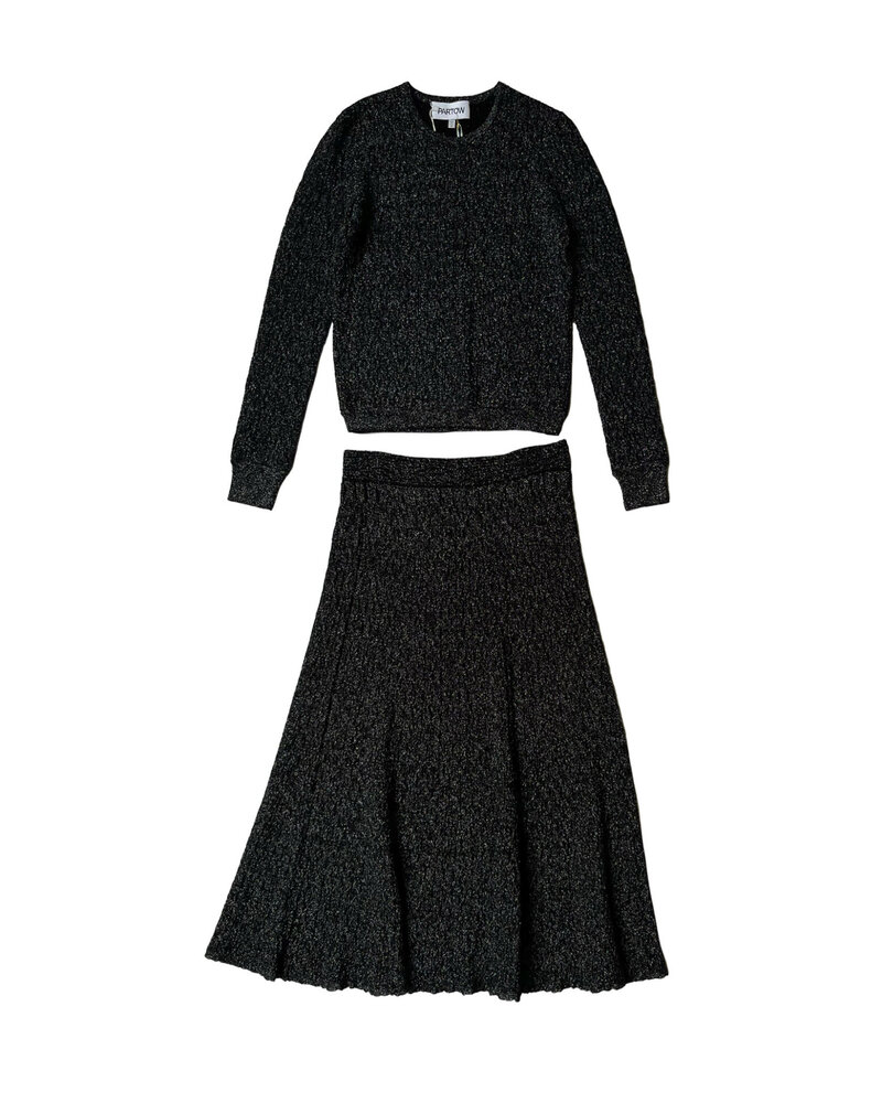 PARTOW JACQUARD KNIT SKIRT