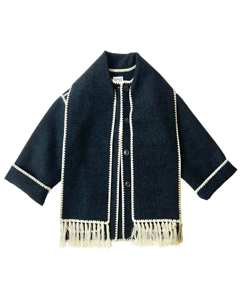 TOTEME EMBROIDERED SCARF JACKET - Capitol