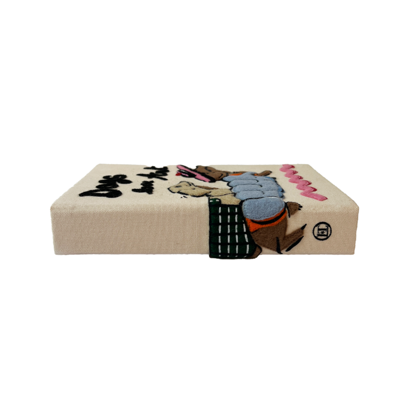 OLYMPIA LE TAN DOGS LOVE ART CLUTCH - Capitol