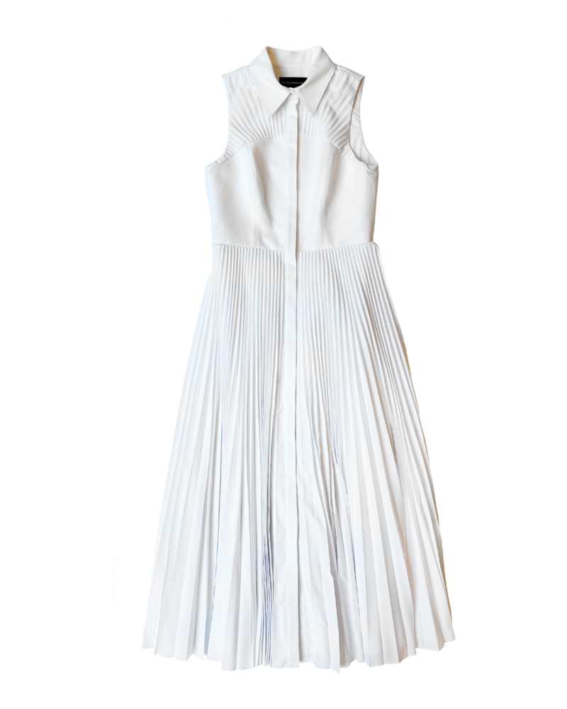 brandon maxwell Plaid Wool Midi Halter Dress By Brandon Maxwell, Moda  Operandi