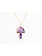 BRENT NEALE AMETHYST SMALL MAGIC MUSHROOM NECKLACE