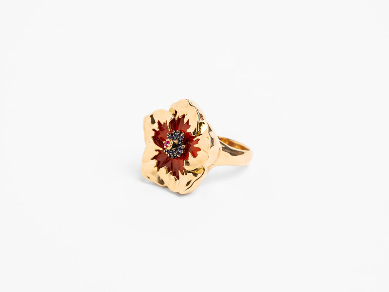 BRENT NEALE HIBISCUS RING