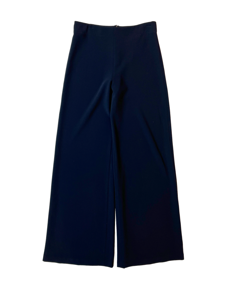 PETER COHEN PETER HIGH WAISTED WIDE LEG CREPE DUG PANT