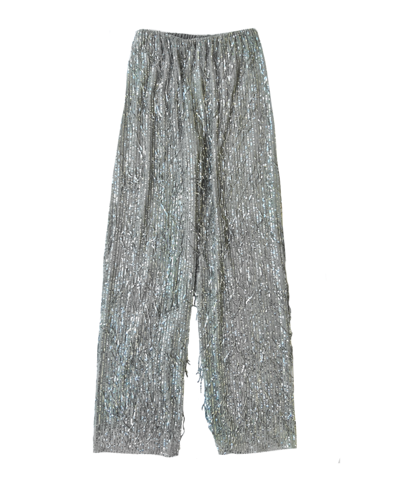 May Sequin Trousers Gun Metal Twist & Tango by Styleroom