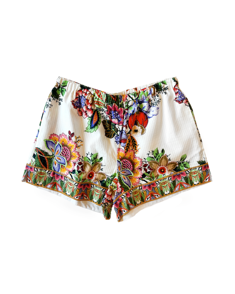 ETRO FLORAL PRINTED SHORTS