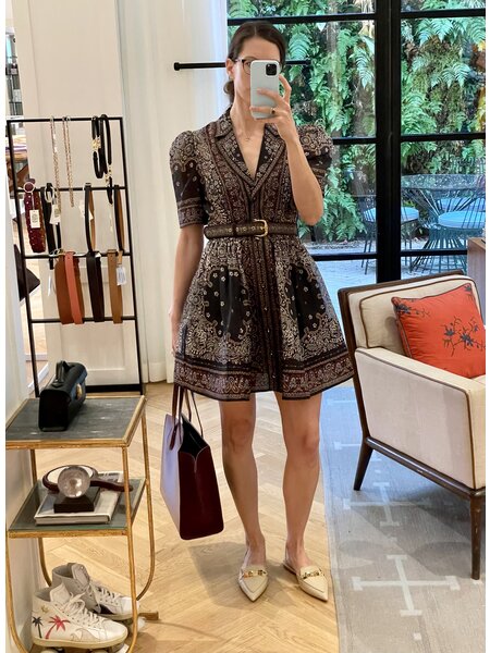 ZIMMERMANN MATCHMAKER MINI SHIRTDRESS