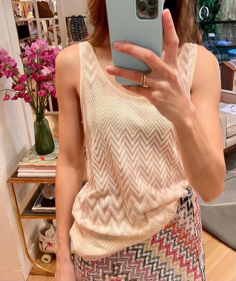 MISSONI KNIT TANK TOP