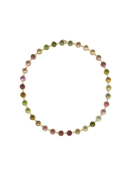 ONE OF A KIND MIXED TOURMALINE NECKLACE
