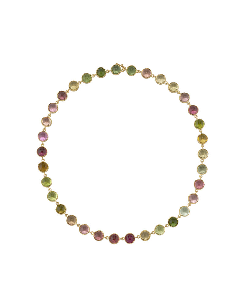 ONE OF A KIND MIXED TOURMALINE NECKLACE
