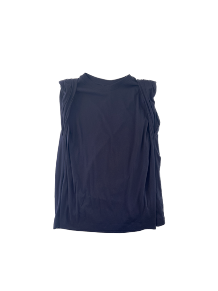 DRIES VAN NOTEN COTTON JERSEY SHELL TOP