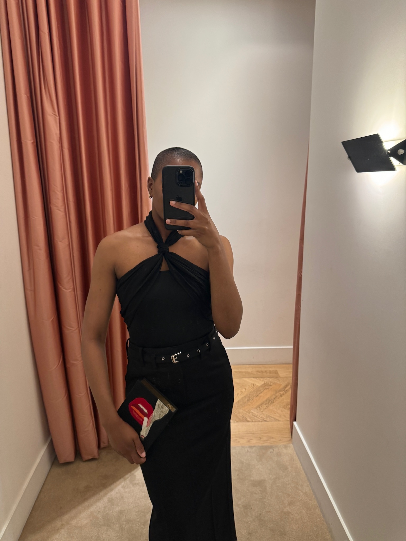 MICHELLE RHEE GATHERED HALTER TOP - Capitol