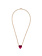 IRENE NEUWIRTH LOVE HEART PENDANT NECKLACE