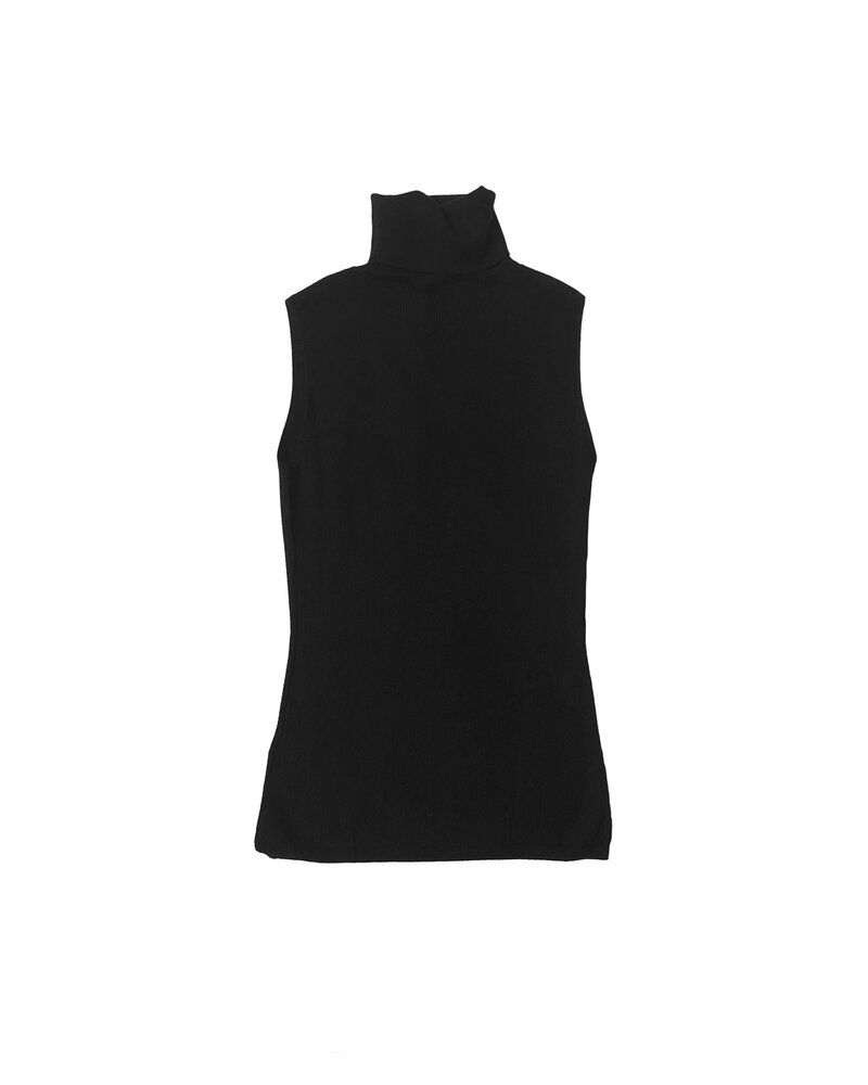 ALLUDE T-NECK SWEATER