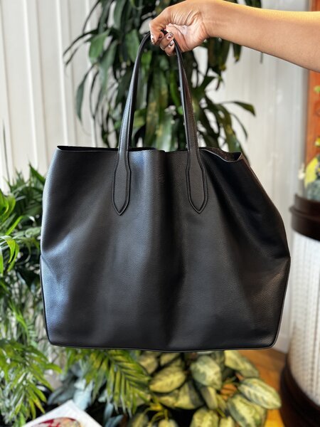 MARK CROSS GRAINED LEATHER ELEANOR TOTE