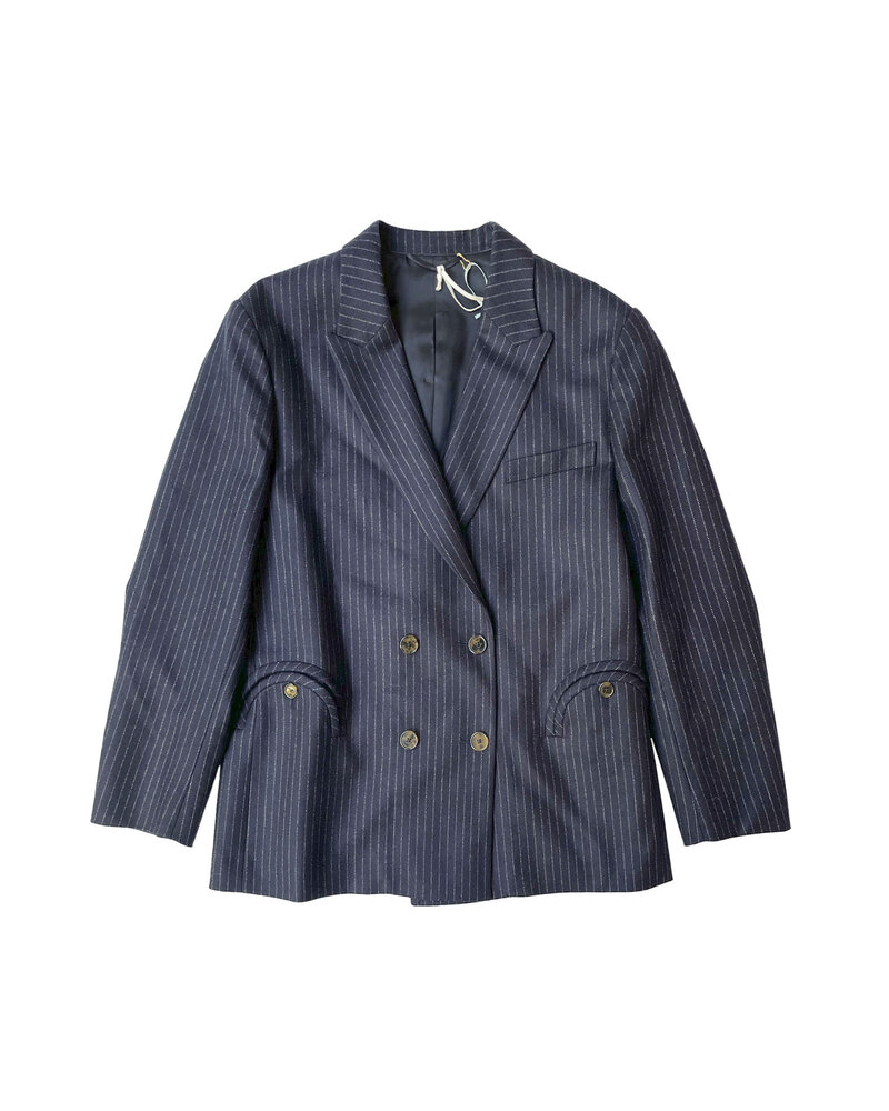 BLAZÉ LADY MAUD PINSTRIPE BLAZER