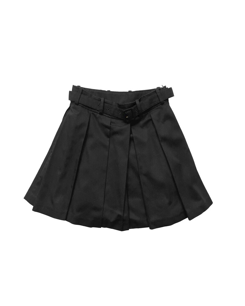 PATOU PLEATED TRENCH MINI SKIRT