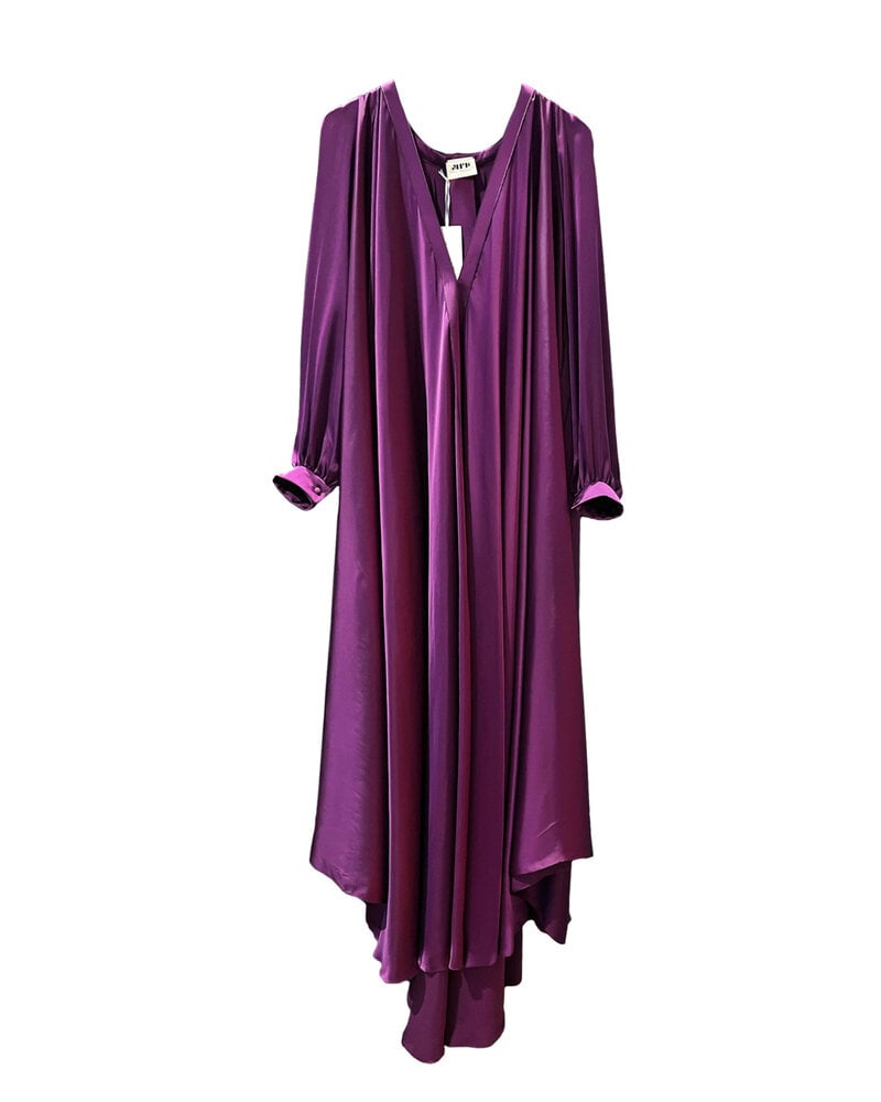 MAISON RABIH KAYROUZ MRK L/S VNCK SE CHARMEUSE GOWN