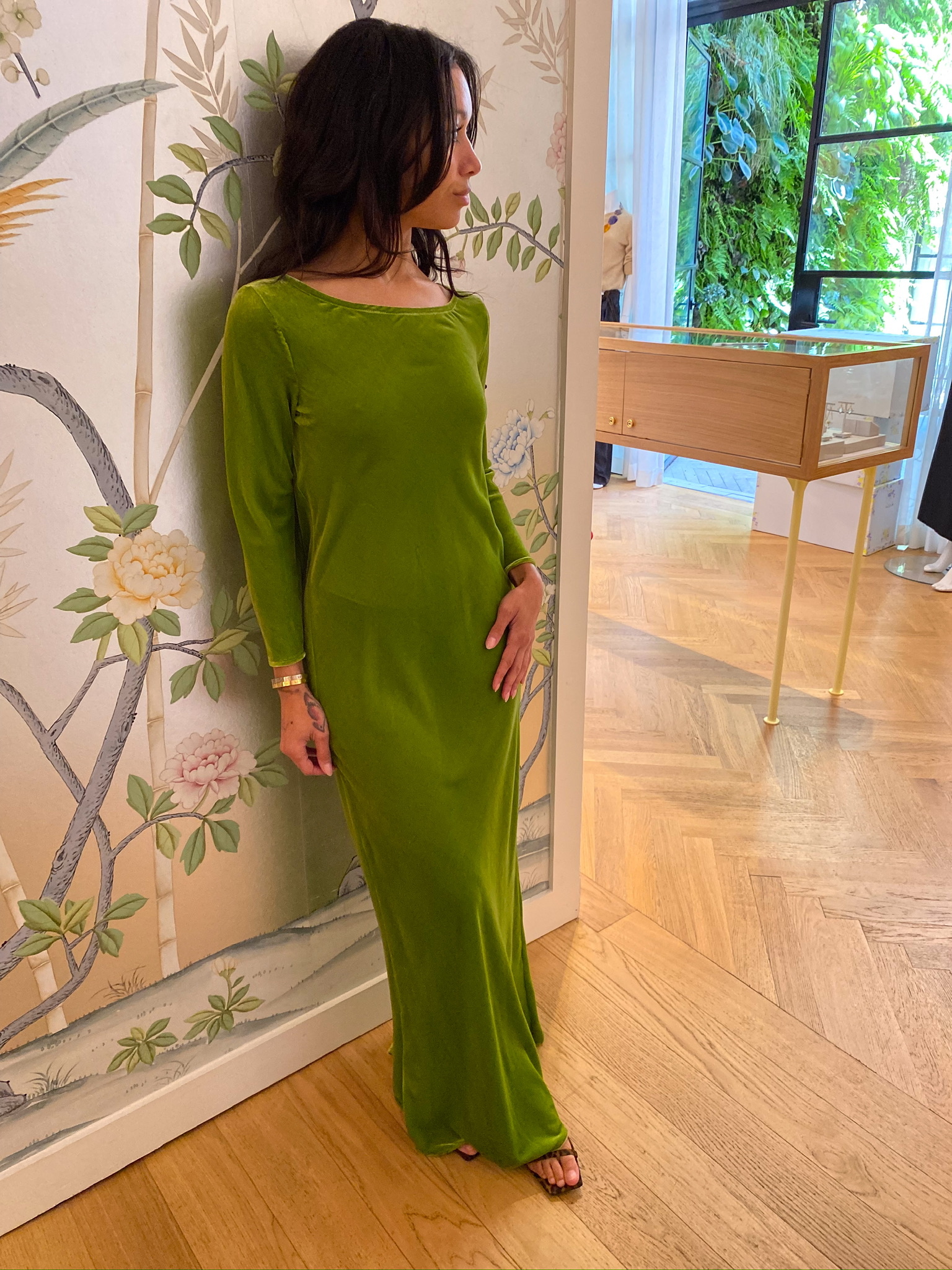 STEPHAN JANSON VELVET MAXI DRESS - Capitol