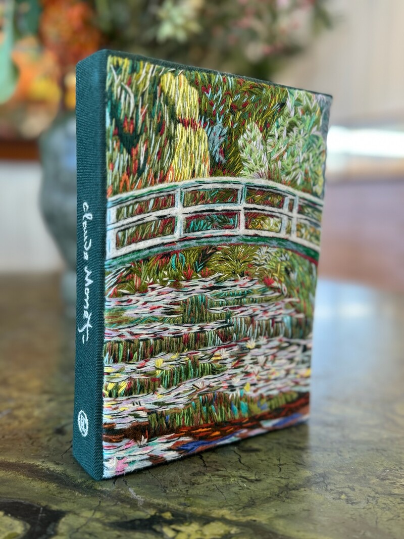 OLYMPIA LE TAN MONET POND BOOK CLUTCH