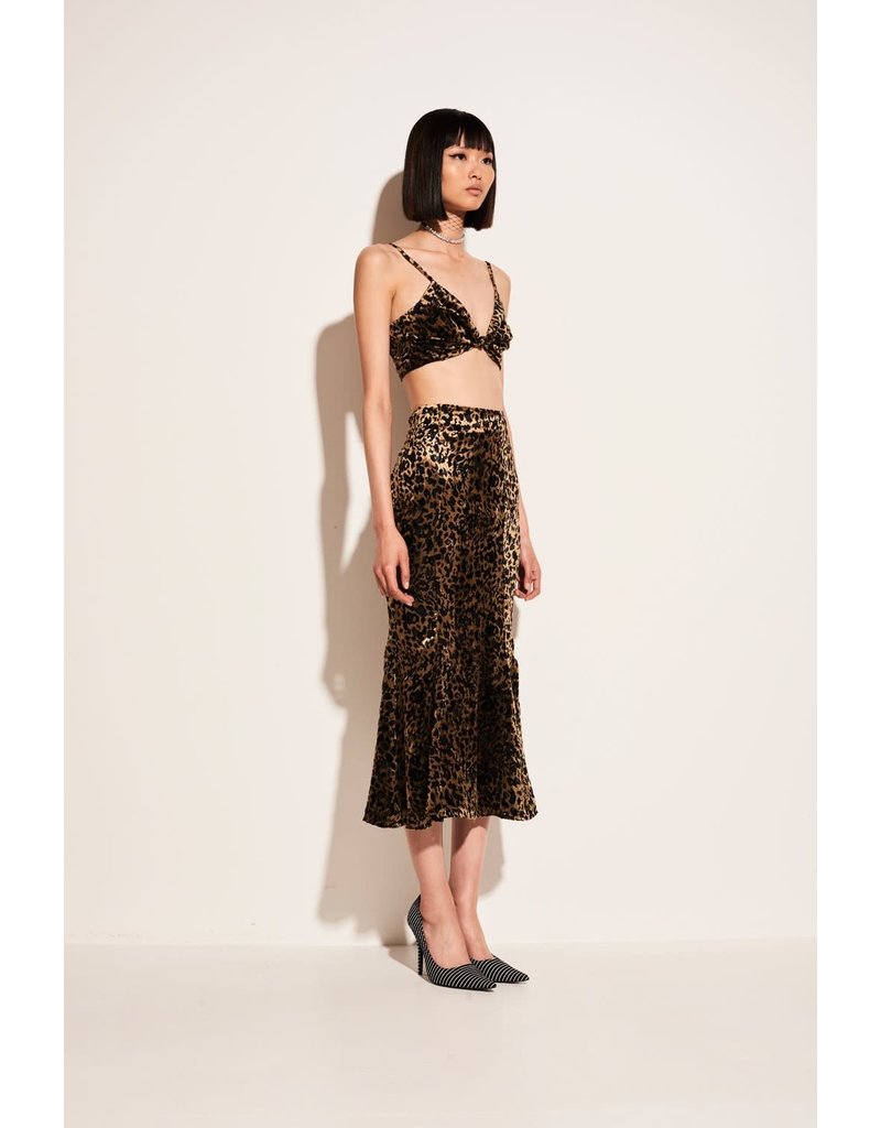 leopard bralette tops