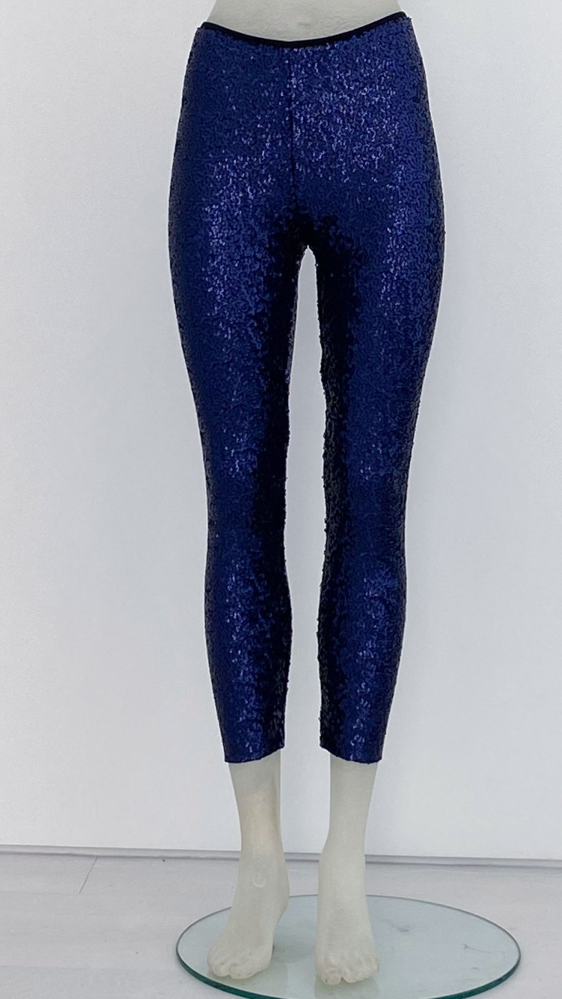 OVERLAPPING SEQUIN LEGGINGS - Max-N-Co