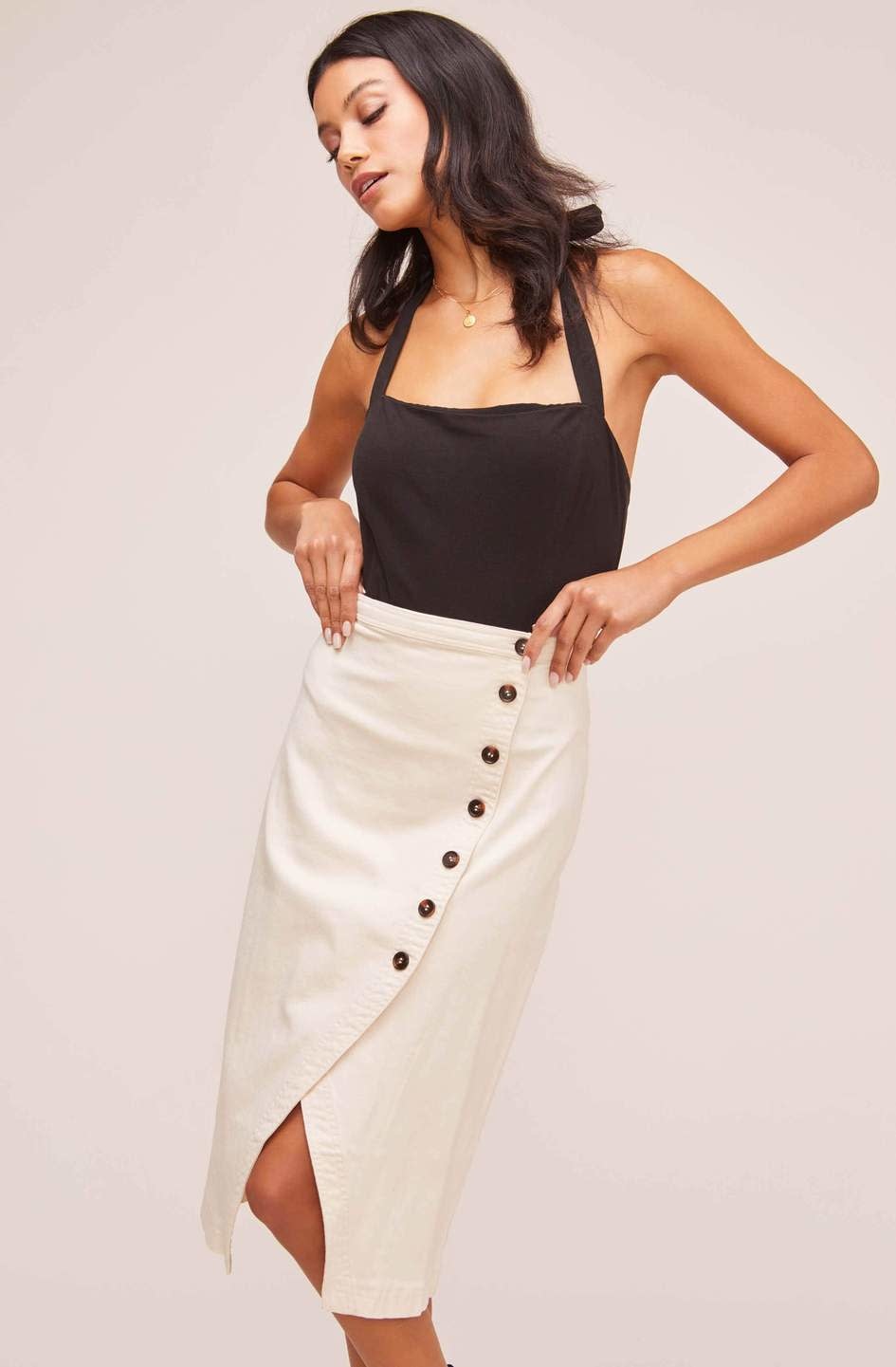 ASTR THE LABEL ASTR THE LABEL EILEEN MIDI SKIRTS